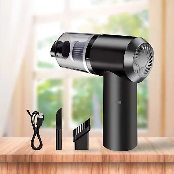 2 in 1 Car Vacuum Cleaner-Handheld Vacuum Car Cleaner Air Duster Wireless Rechargeable Home