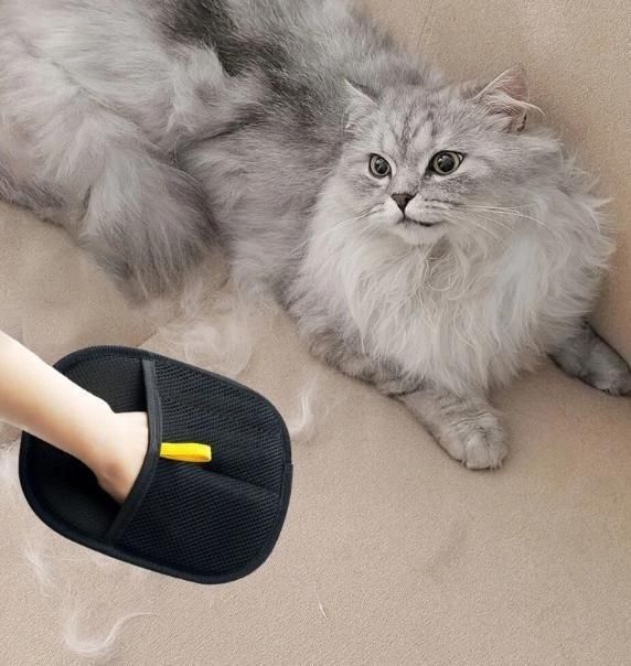 Pet Hair Remover Glove Soft Pet Bathing Gloves for Car