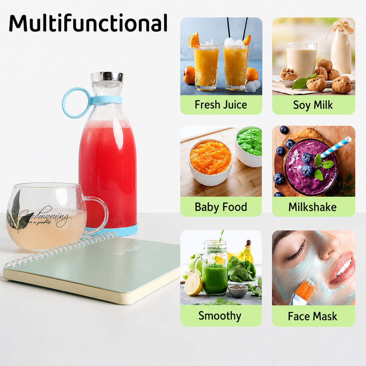 Travel Portable Mini Juice Blender