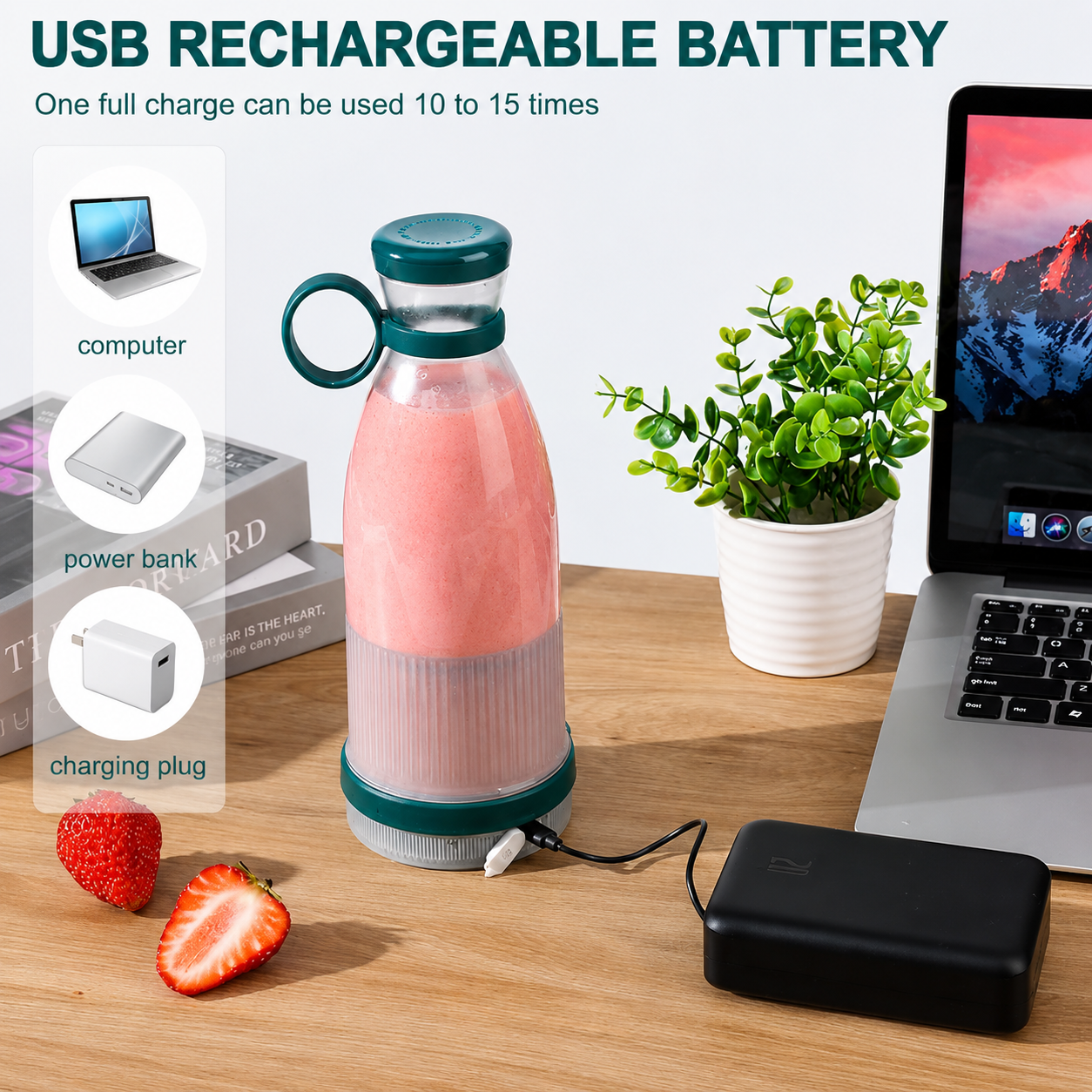 Travel Portable Mini Juice Blender