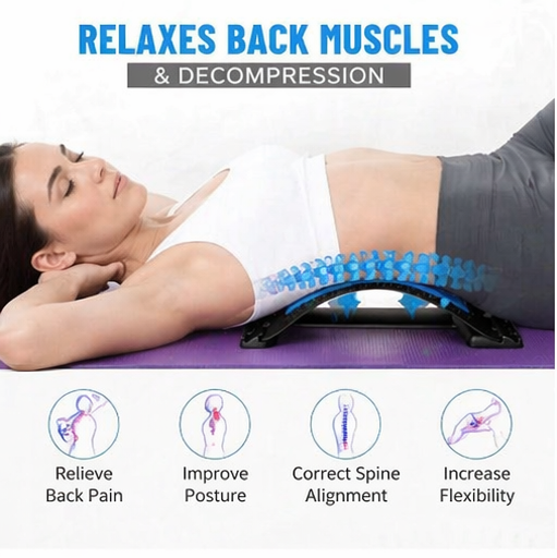 Back Pain Relief Lumbar Back Stretcher Tool