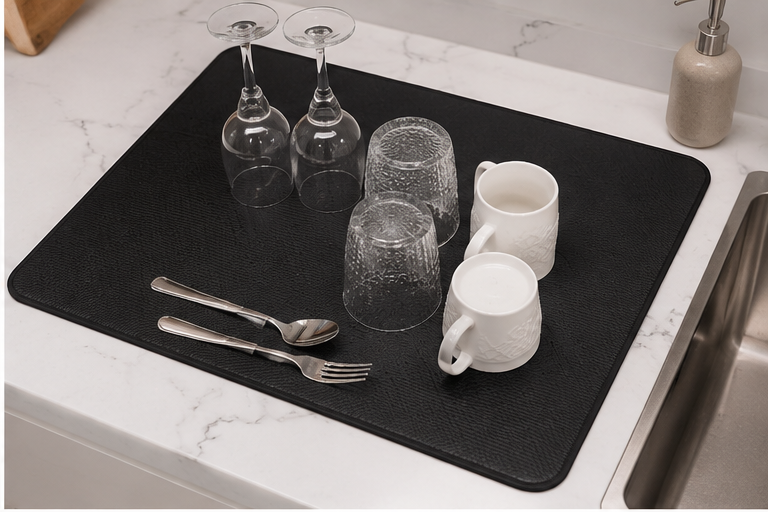 Drying mat for Kitchen, Water Absorbent Mat (Buy 1 Get 1 Free)