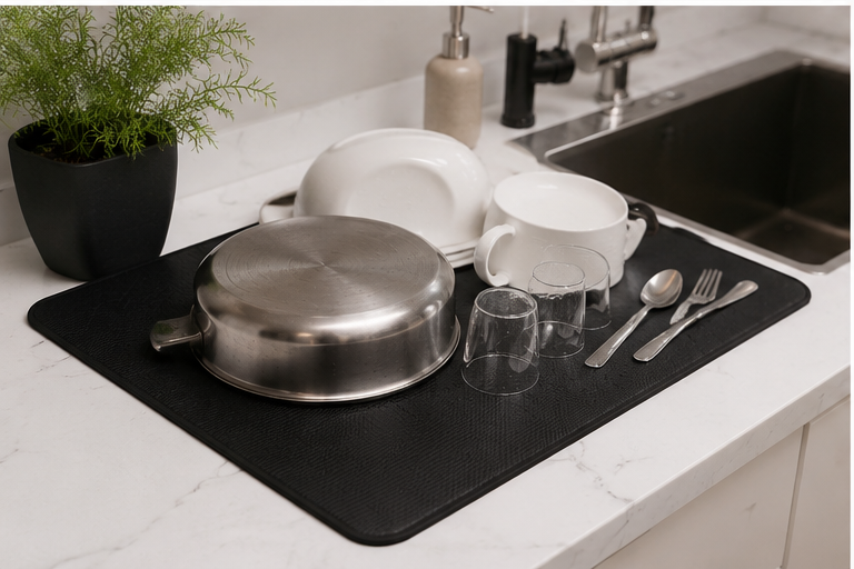 Drying mat for Kitchen, Water Absorbent Mat (Buy 1 Get 1 Free)